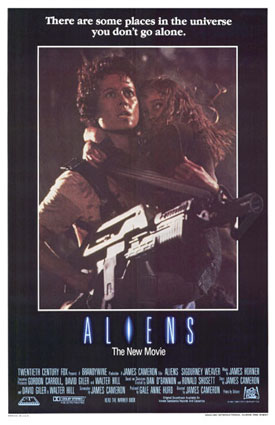 Aliens movie poster.