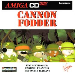 Cannon Fodder (CD³²) box scan