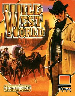 Wild West World box scan