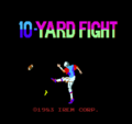 10 Yard Fight title (arcade).png