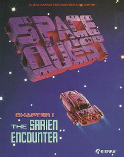 Space Quest box scan