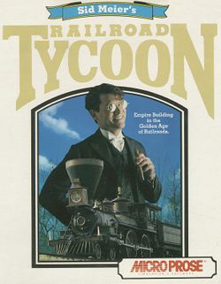 Railroad Tycoon box scan