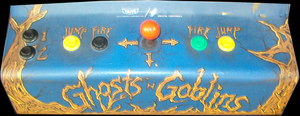 Ghosts'n Goblins control panel.