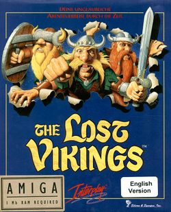 The Lost Vikings box scan