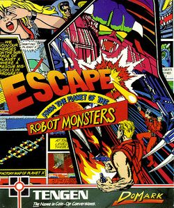 Escape from the Planet of the Robot Monsters box scan