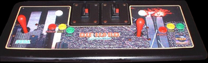 Die Hard Arcade control panel.